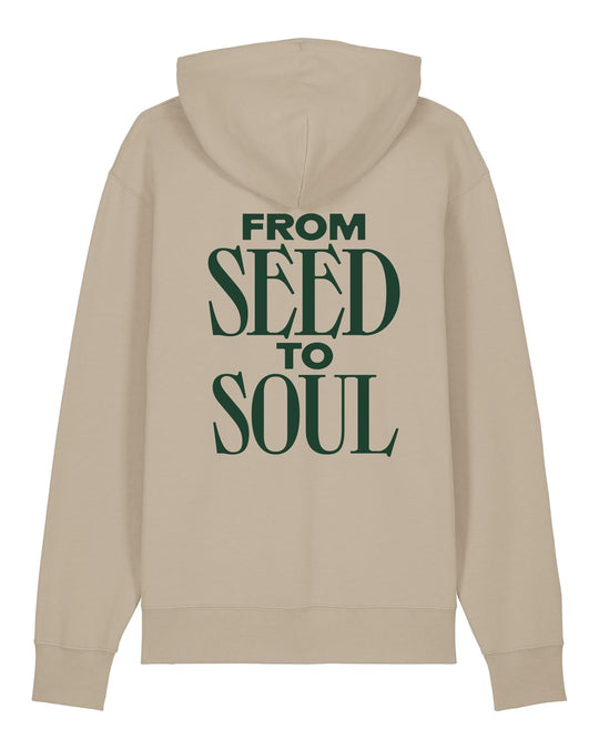 Hoodie Samsemilia Seeds Beige - "From Seed to Soul"